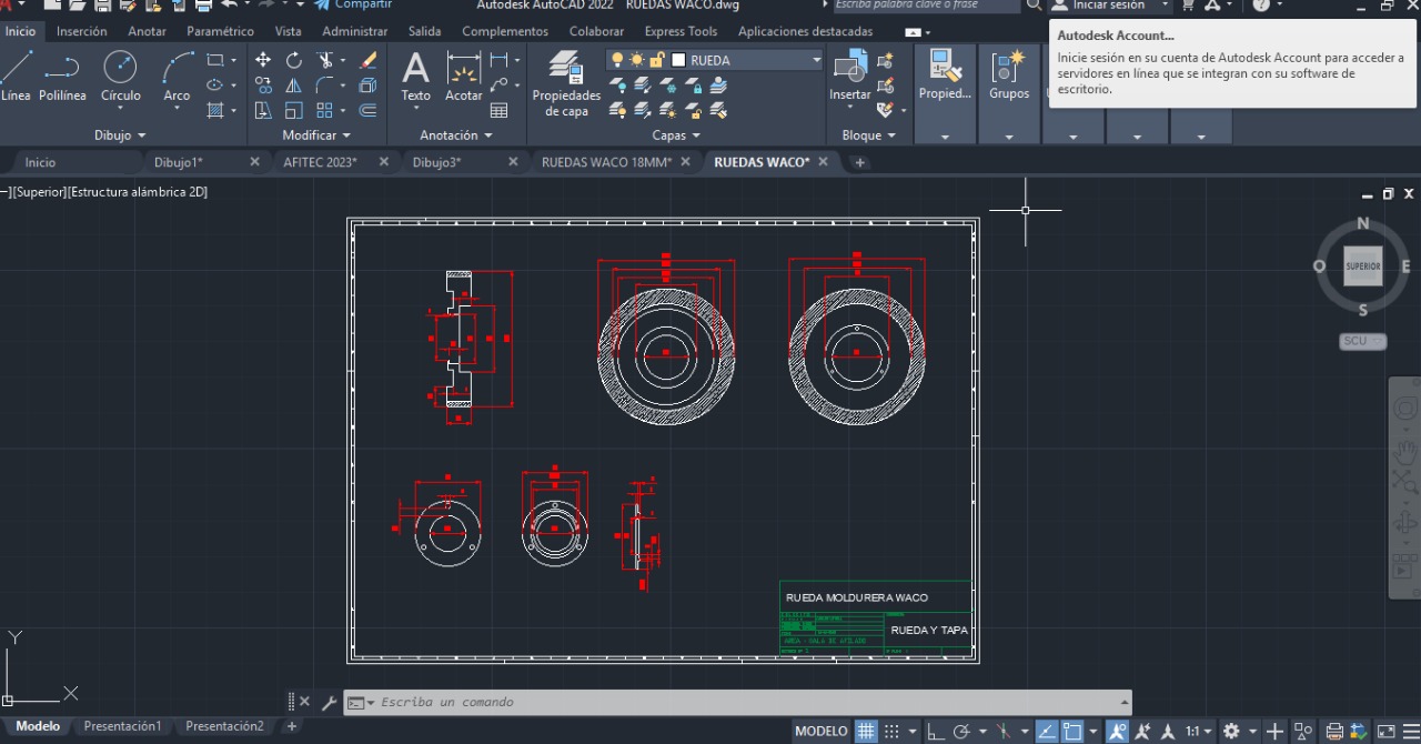 Desarrollo de molduras a tu medida y dibujo Técnico en AutoCAD y formato PDF.